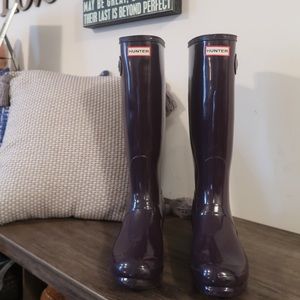 Hunter boots size 7